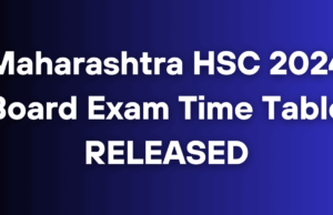 Maharashtra HSC Commerce Time Table 2024 RELEASED – Maharshtra Board Class 12 Exam Date HSC Commerce Exam Timetable 2024